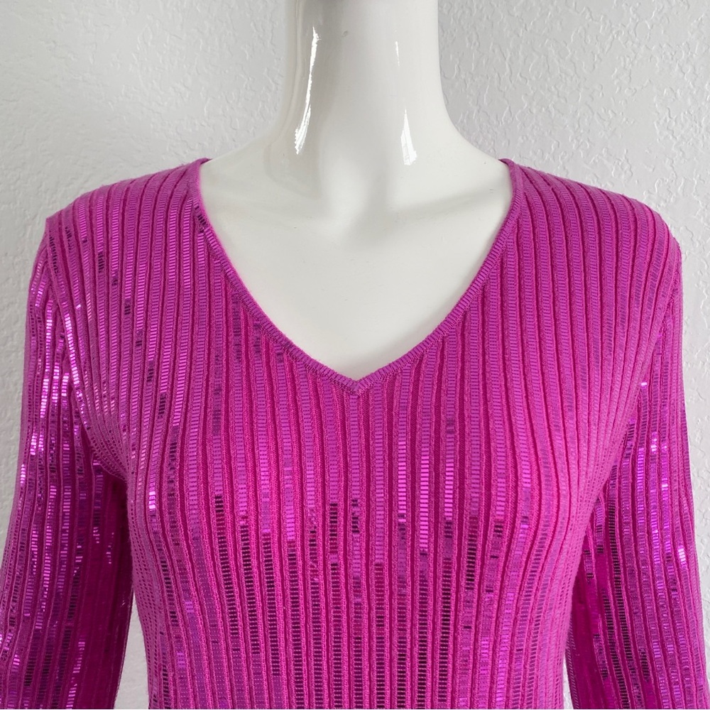 St. John sequin embellished sweater - Picture 5 of 7